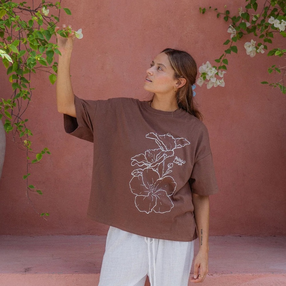 Indigo Luna T-Shirt | Boxy Oversized Tee | Baggy T-Shirt